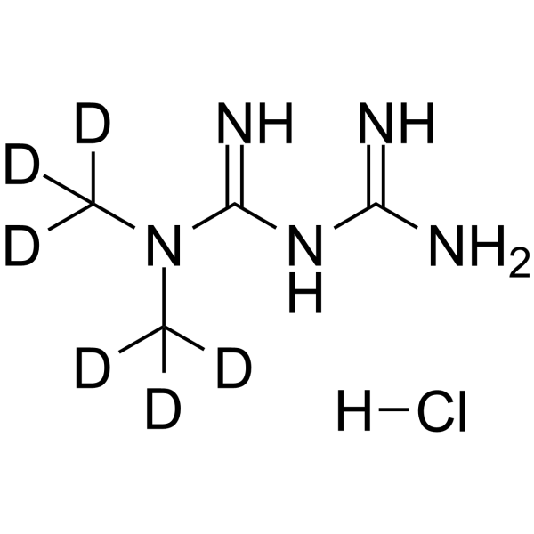 Metformin-d6 hydrochloride (1,1-Dimethylbiguanide-d6 (hydrochloride)) 1185166-01